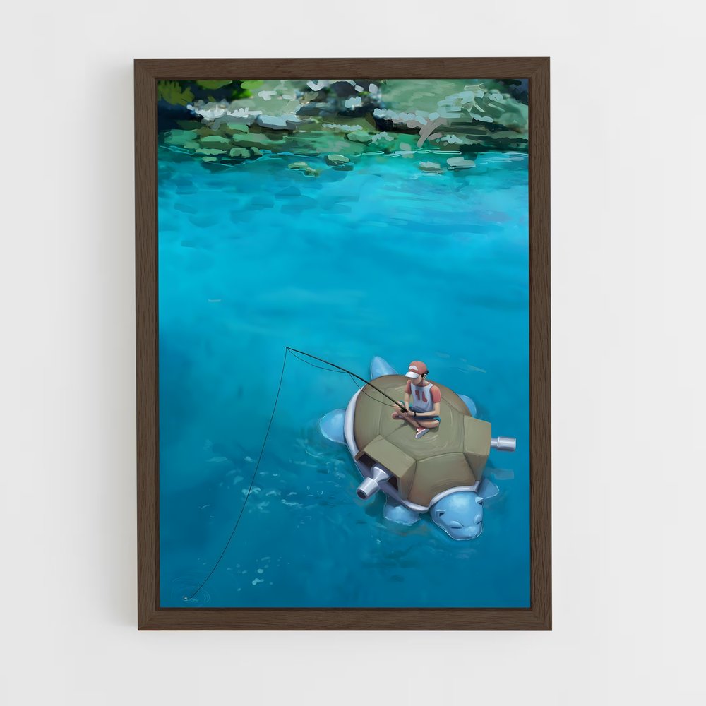 ap-blastoise-3 cadre Bois foncé