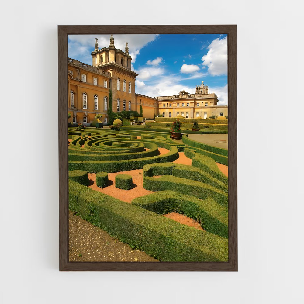 ap-blenheim palace-3 cadre Bois foncé
