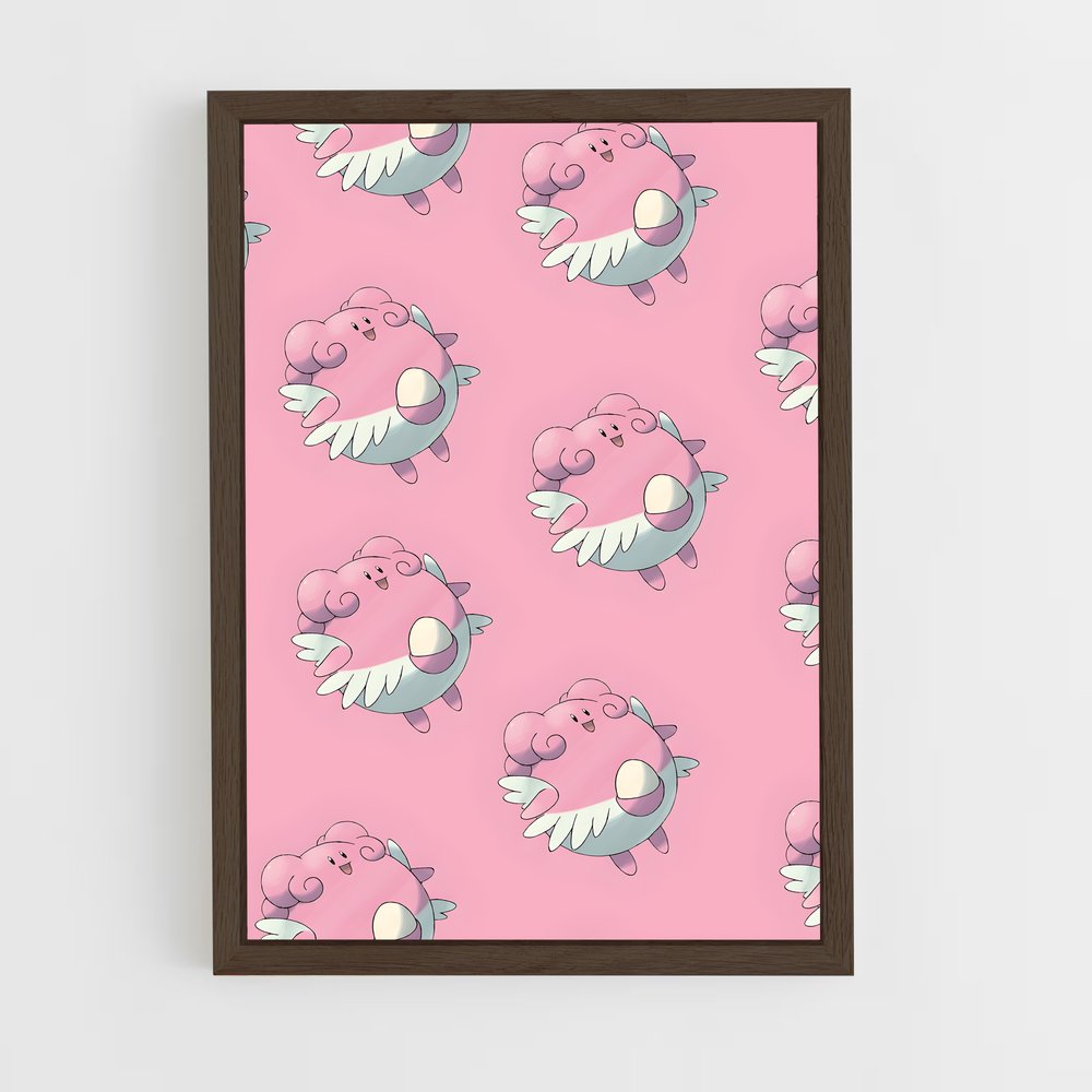 ap-blissey-4 cadre Bois foncé