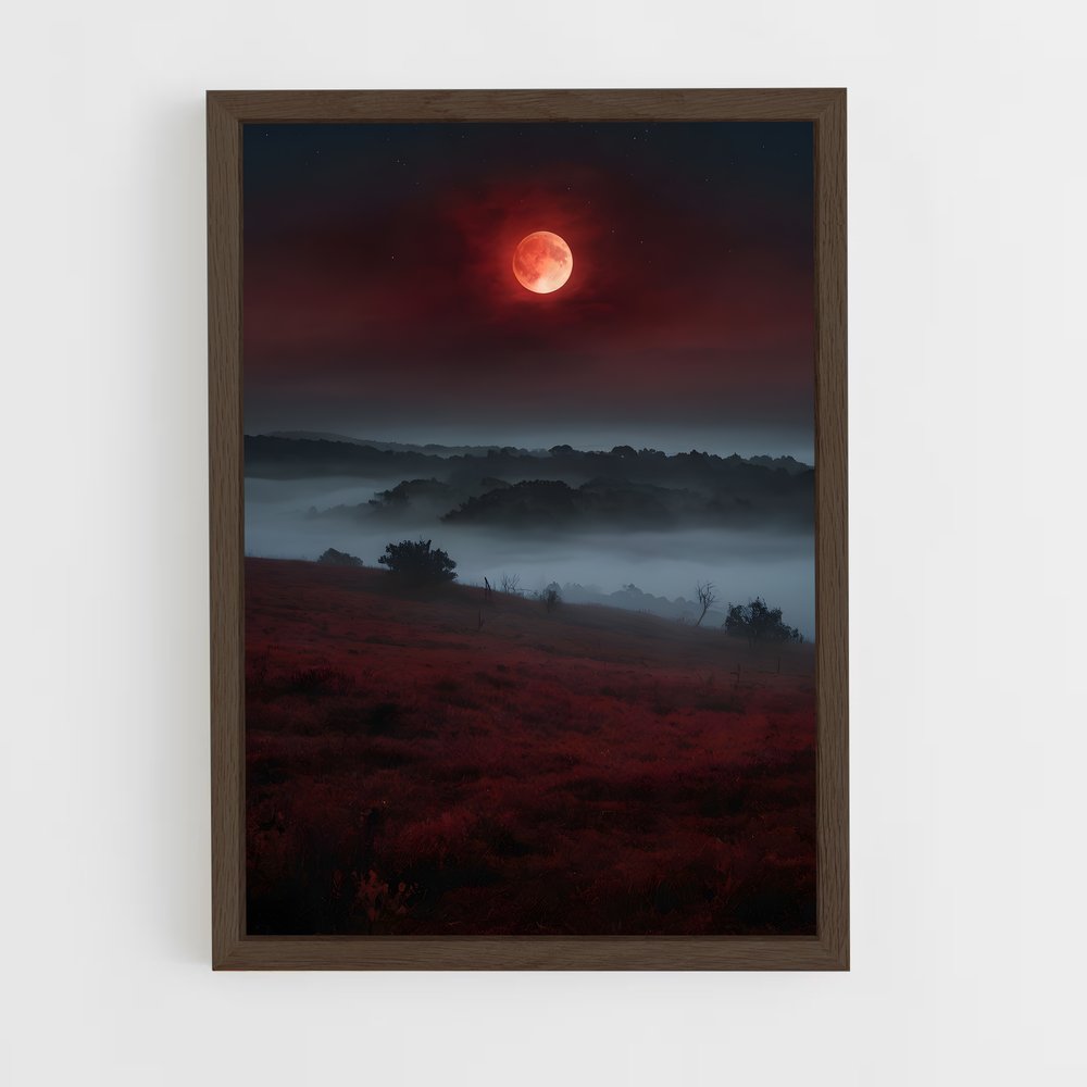 ap-blood moon-10 cadre Bois foncé
