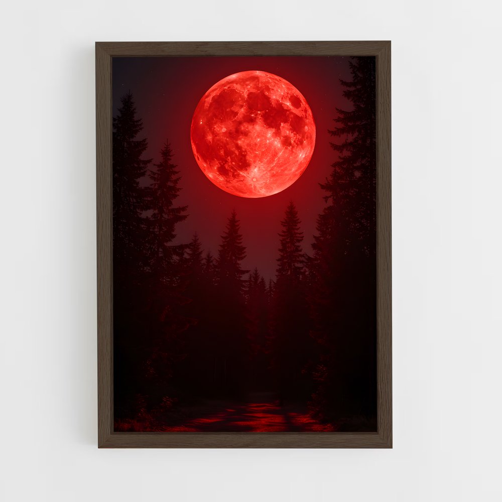 ap-blood moon-8 cadre Bois foncé