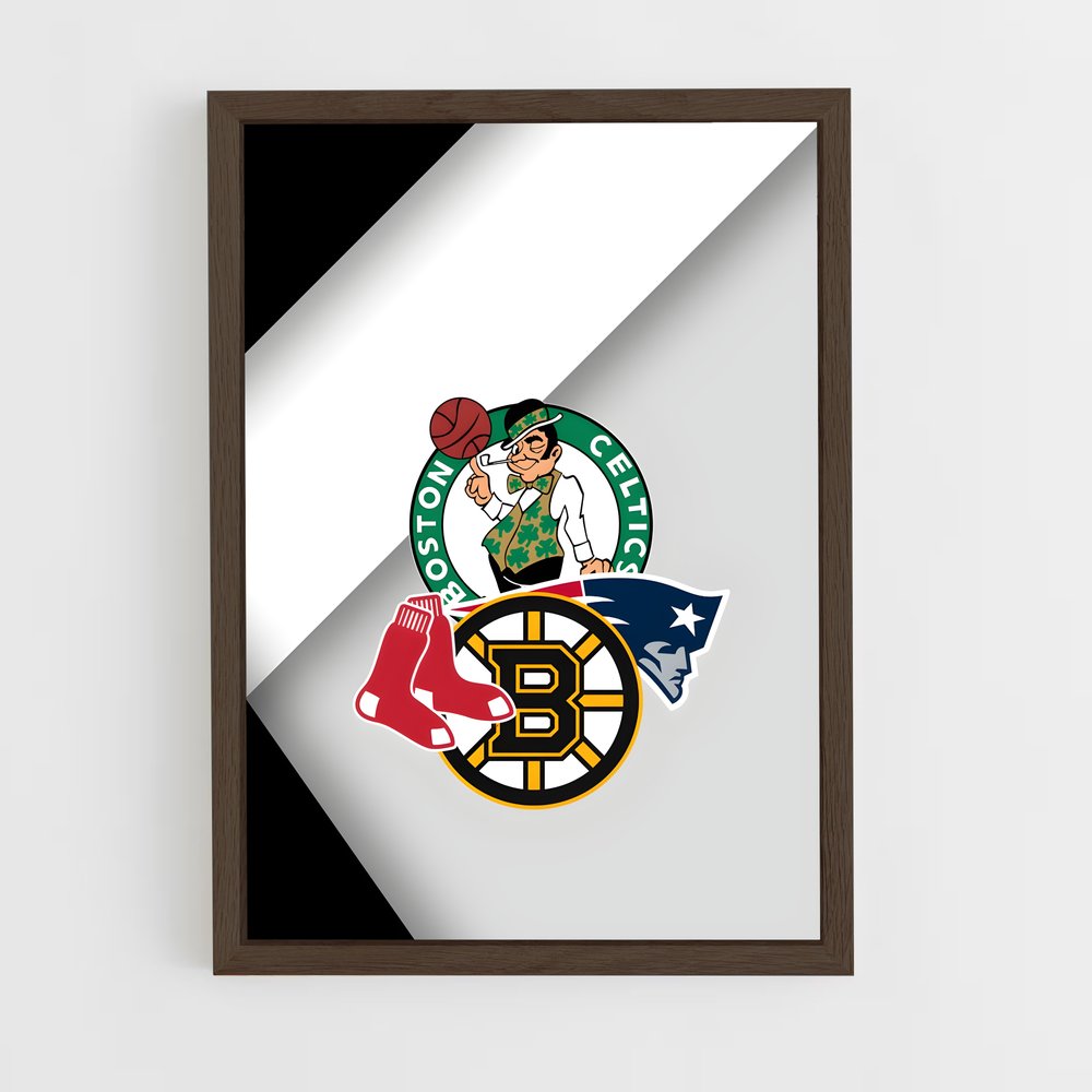 ap-boston river fc-7 cadre Bois foncé