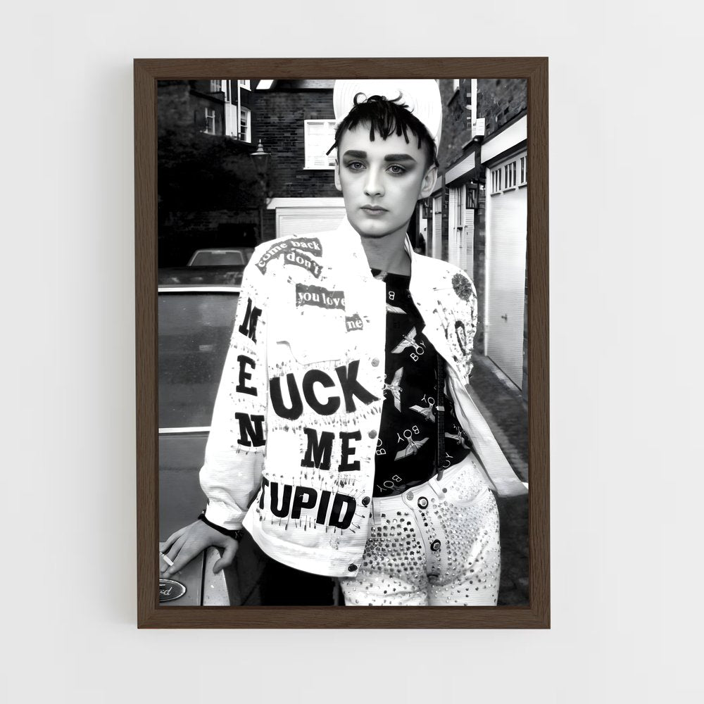 ap-boy george-1 cadre Bois foncé