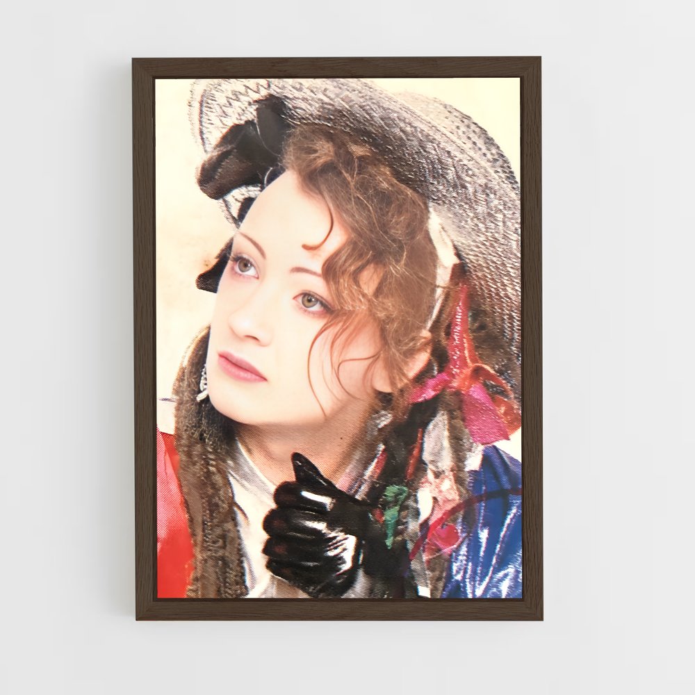 ap-boy george-6 cadre Bois foncé