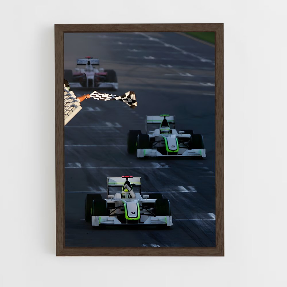 ap-brawn gp-1 cadre Bois foncé