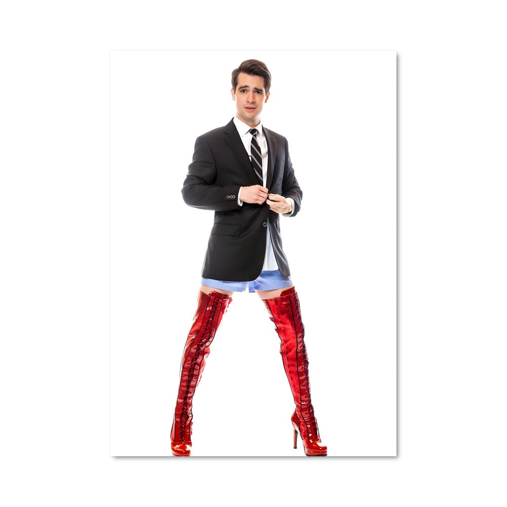 Poster Red Boots Elegance