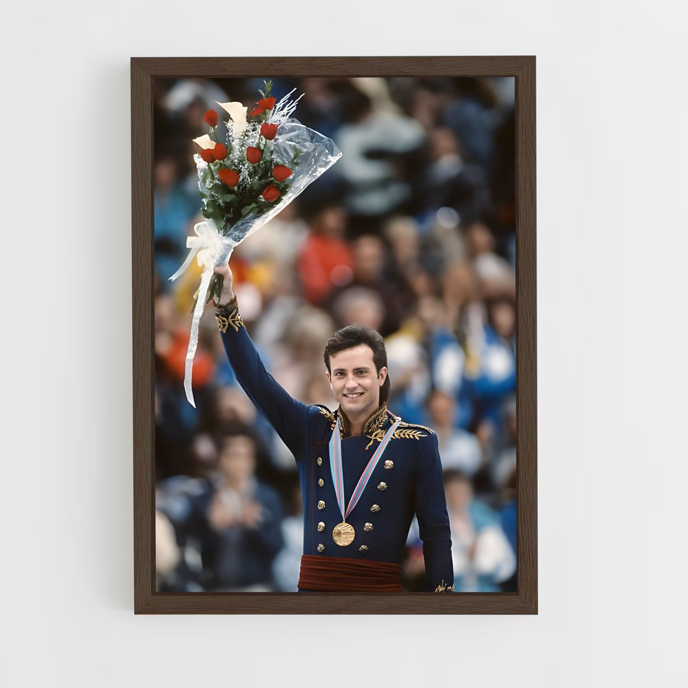 ap-brian boitano-1 cadre Bois foncé