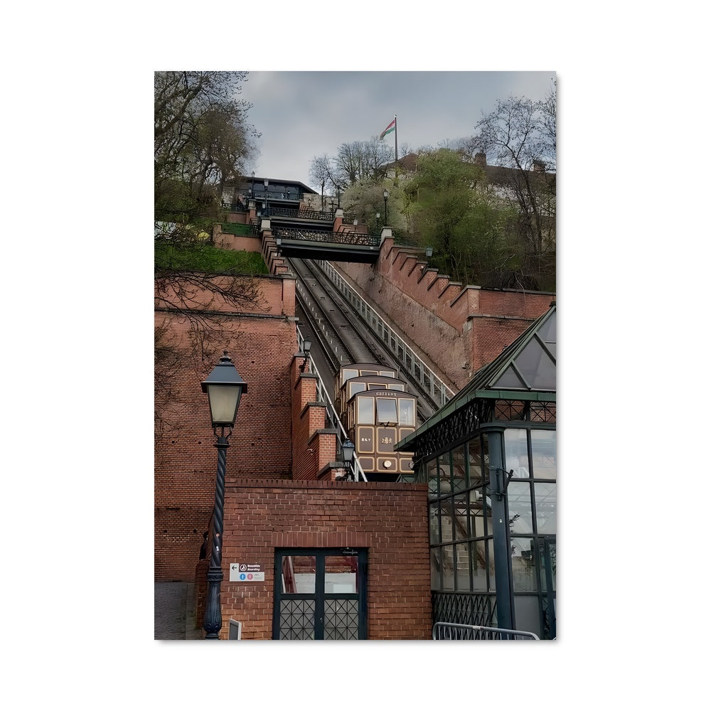 Poster Train au Château de Buda