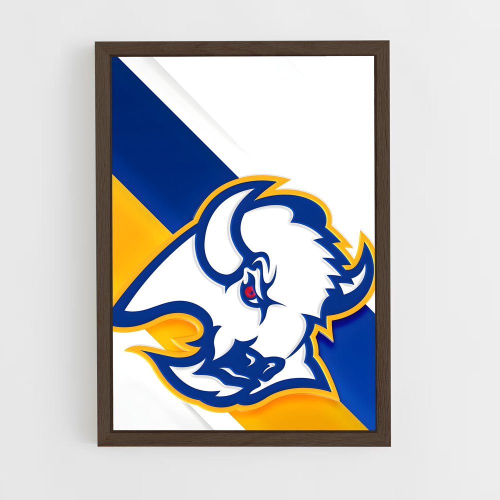ap-buffalo sabres-4 cadre Bois foncé