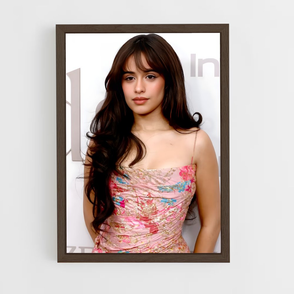 ap-camila cabello-3 cadre Bois foncé