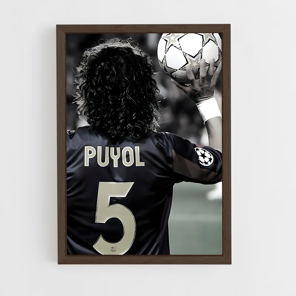 ap-carles puyol-6 cadre Bois foncé