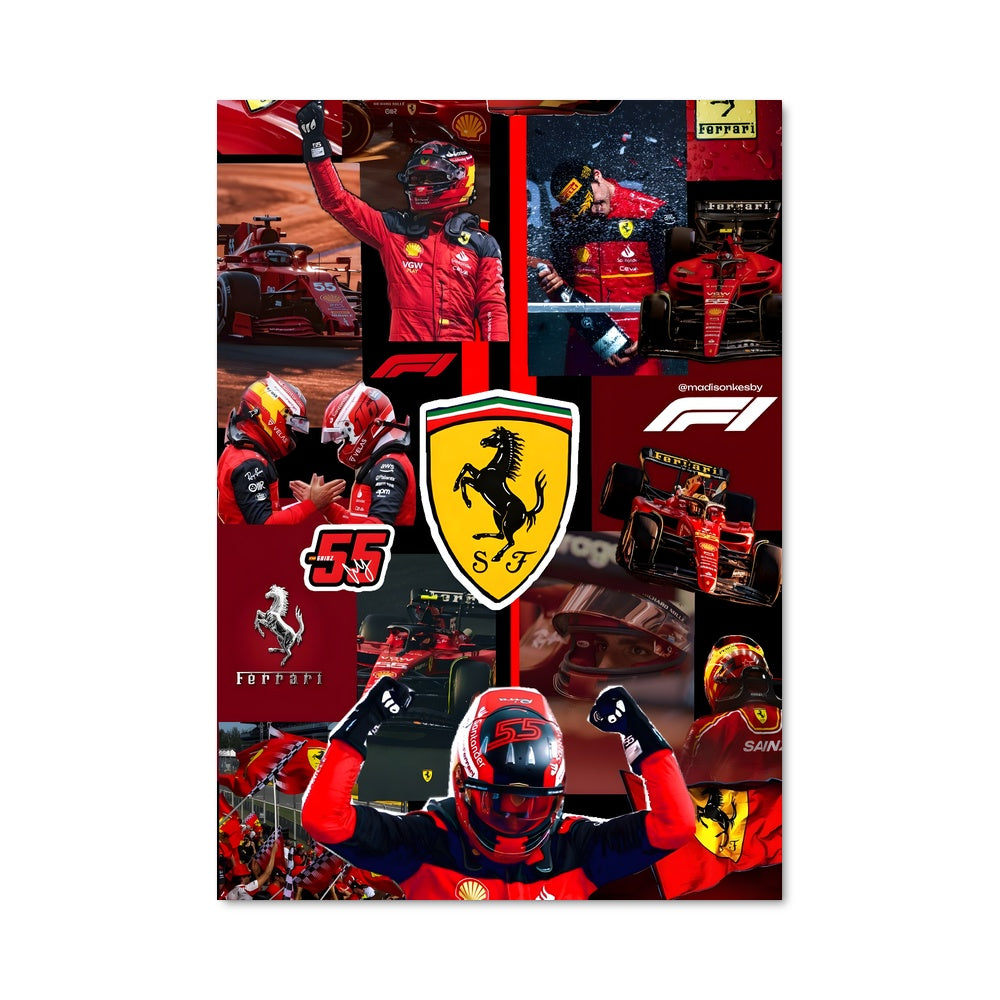 Poster Ferrari Racing Spirit