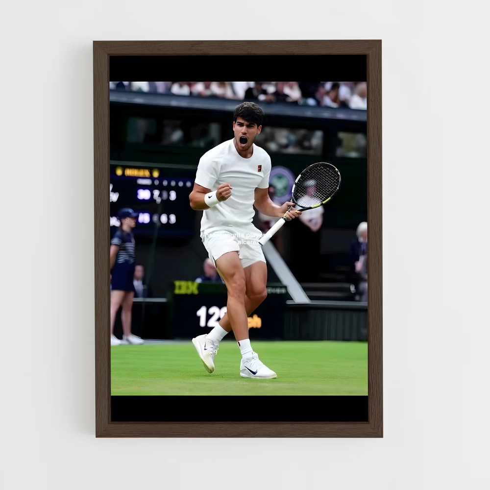 ap-carlos alcaraz-6 cadre Bois foncé