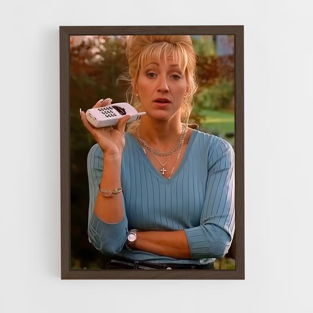ap-carmela soprano-5 cadre Bois foncé