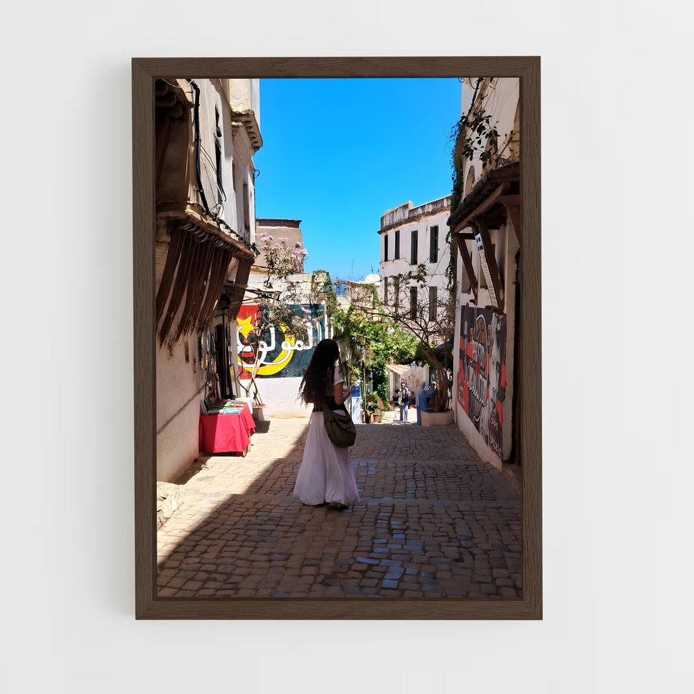 ap-casbah of algiers-1 cadre Bois foncé