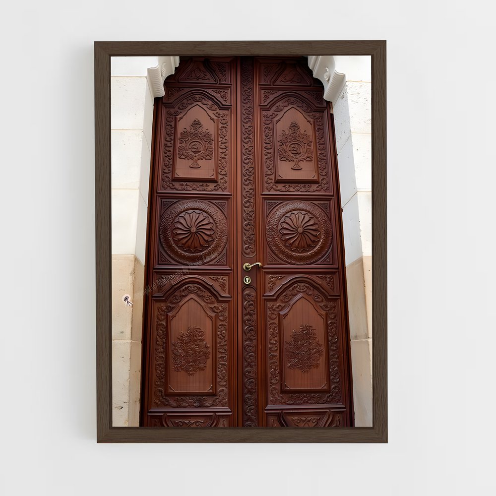 ap-casbah of algiers-2 cadre Bois foncé