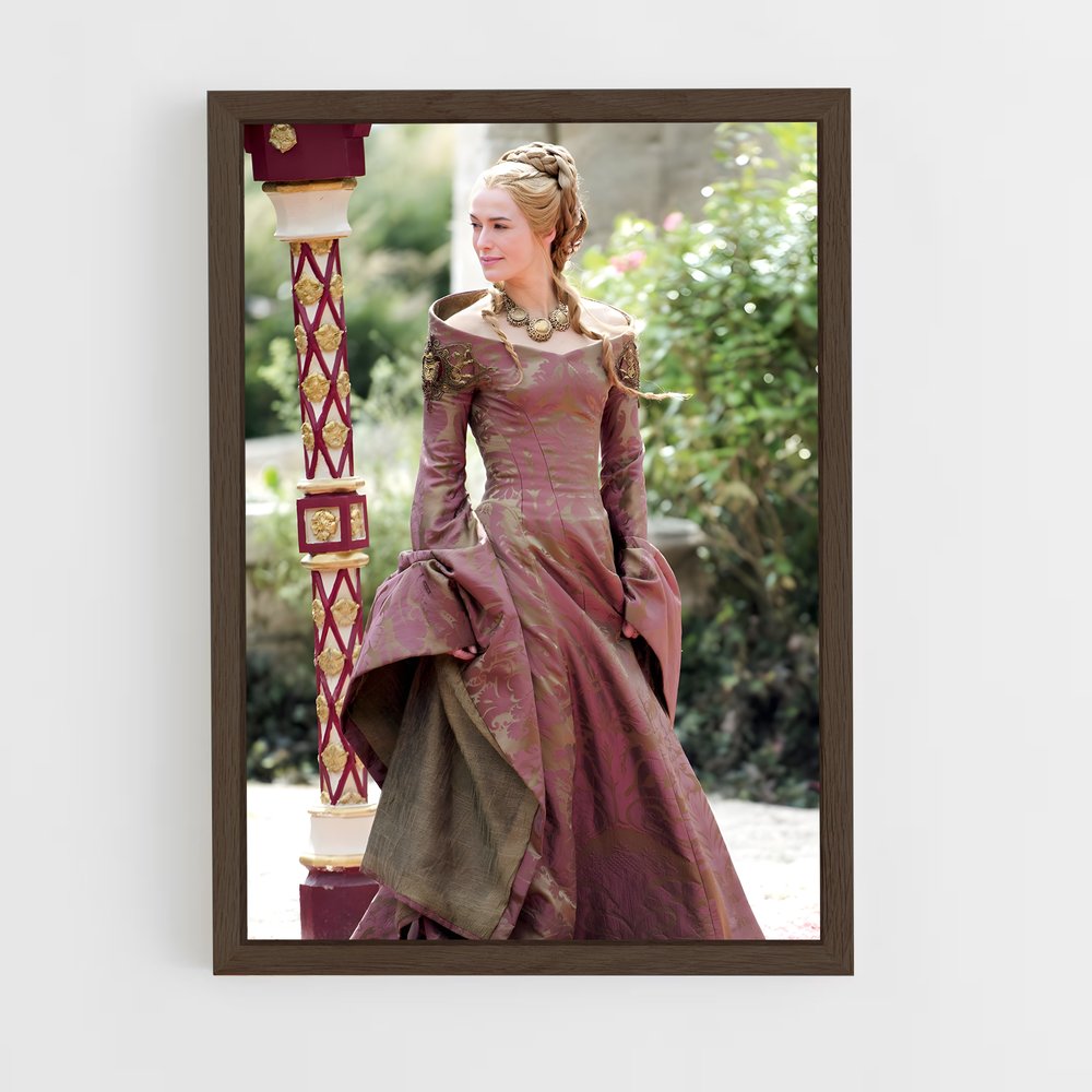 ap-cersei lannister-2 cadre Bois foncé