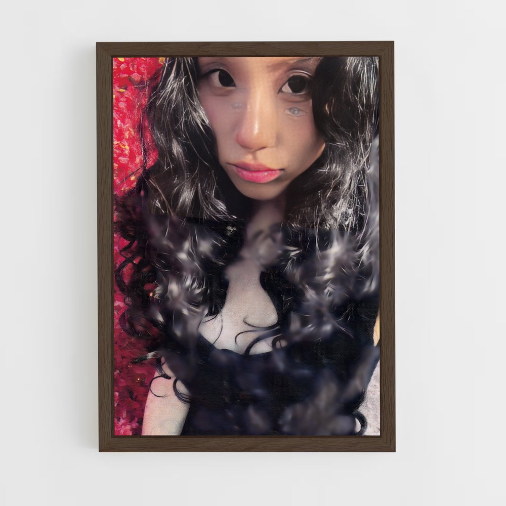ap-chaeyoung-5 cadre Bois foncé