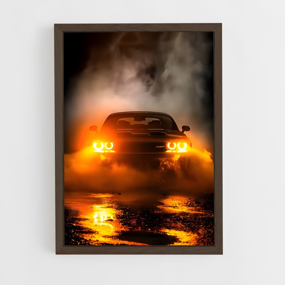 ap-challenger srt demon-6 cadre Bois foncé