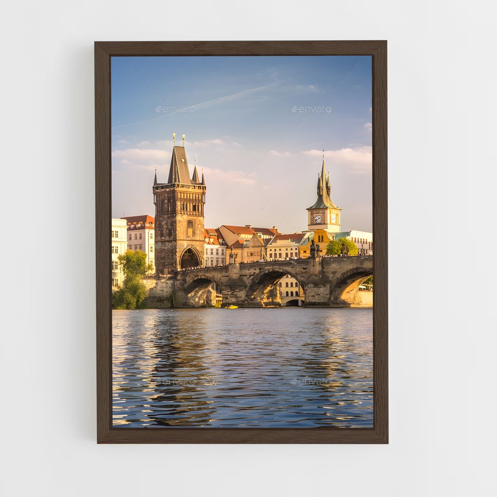 ap-charles bridge-3 cadre Bois foncé