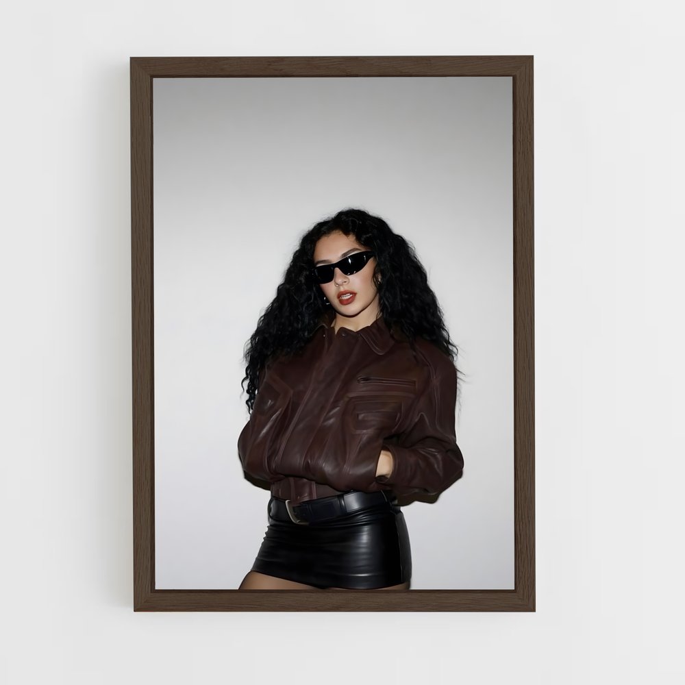 ap-charli xcx-1 cadre Bois foncé