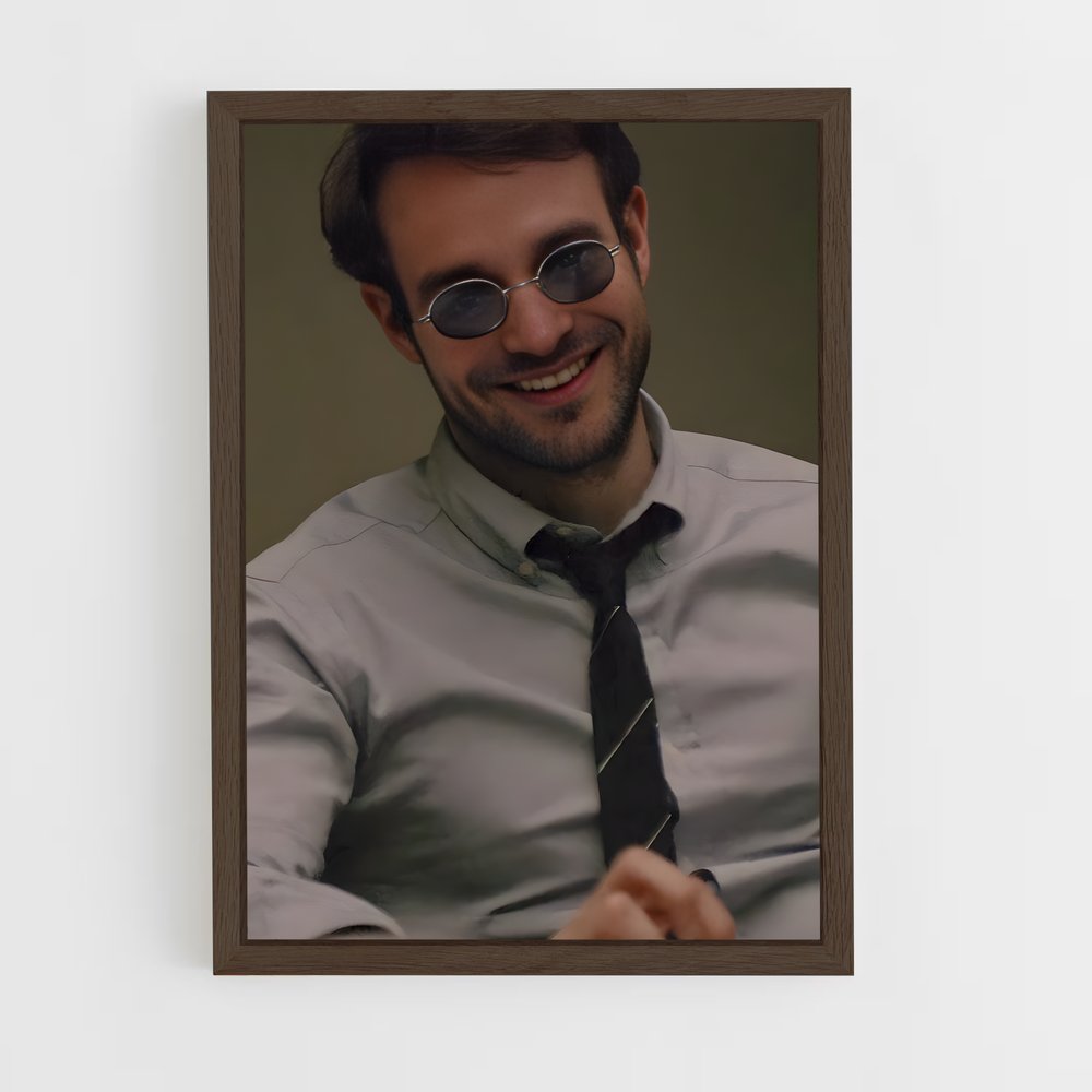 ap-charlie cox-9 cadre Bois foncé