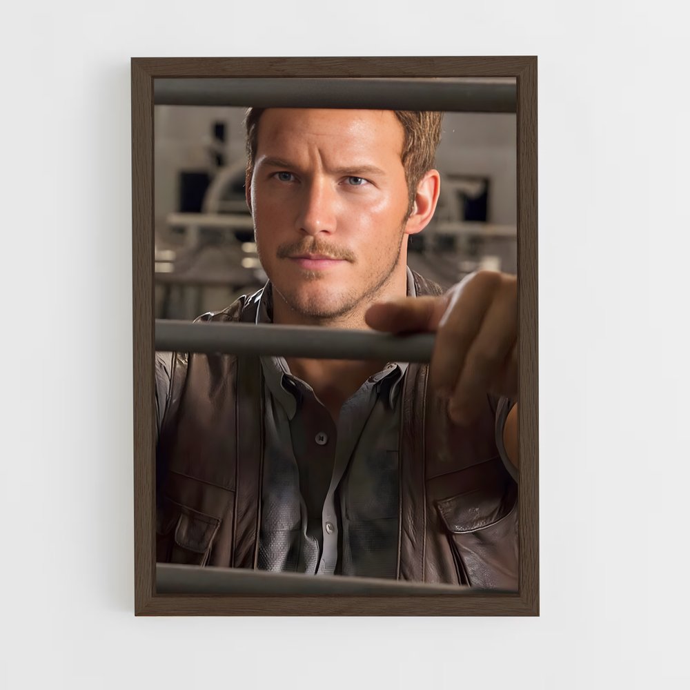 ap-chris pratt-4 cadre Bois foncé
