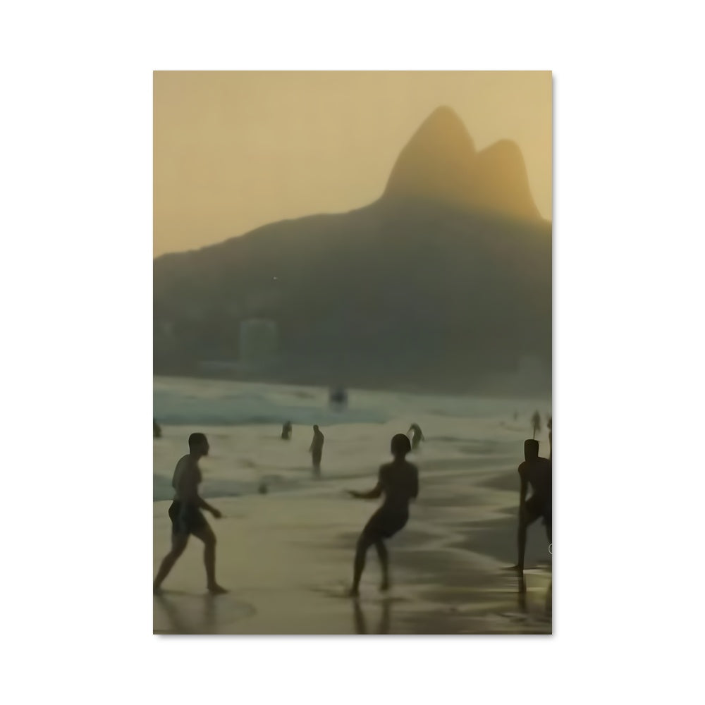 Poster Plage et Liberté