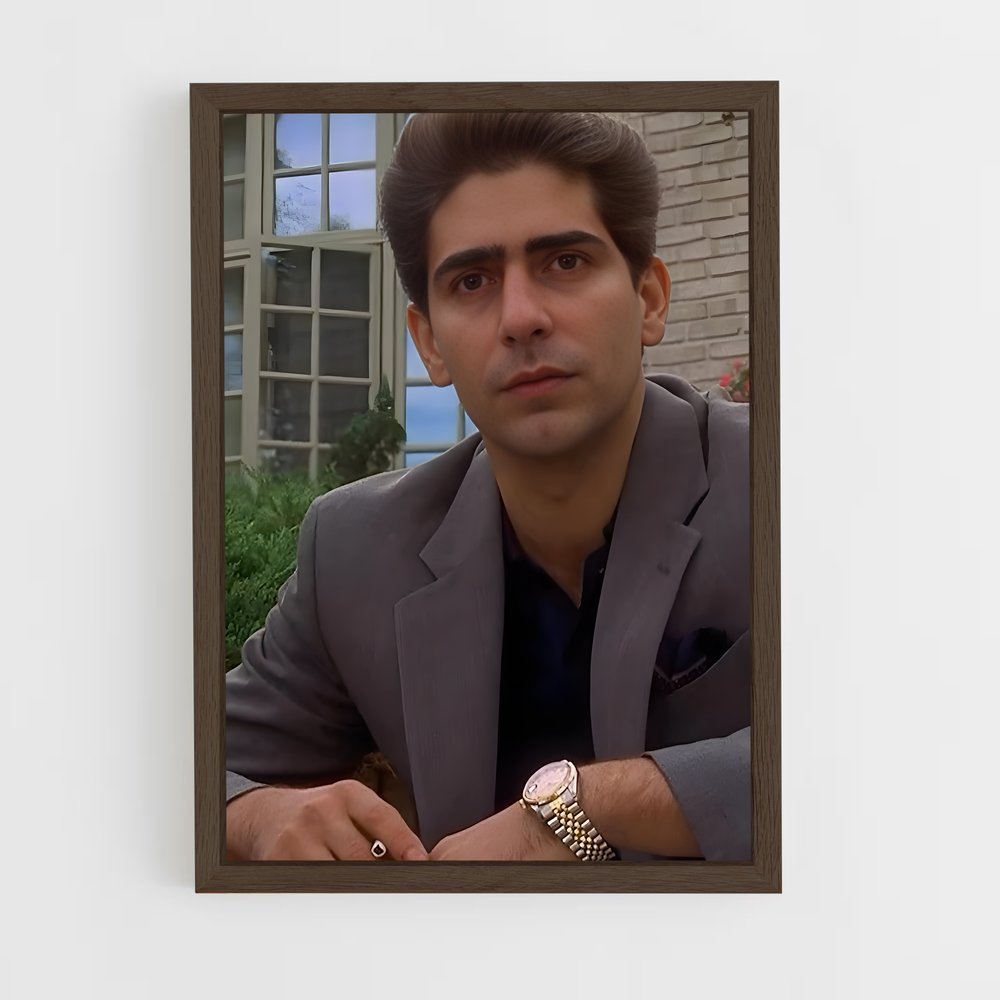 ap-christopher moltisanti-3 cadre Bois foncé