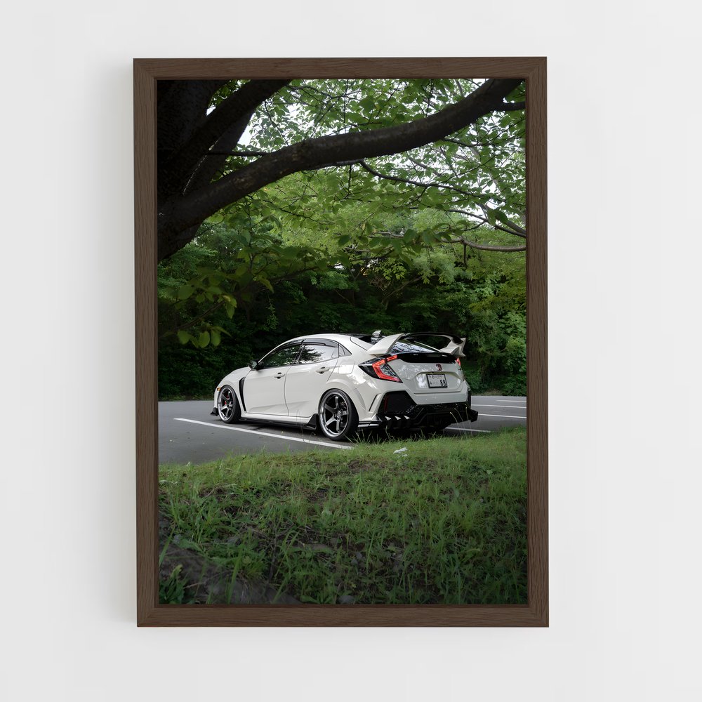 ap-civic type r fk8-2 cadre Bois foncé