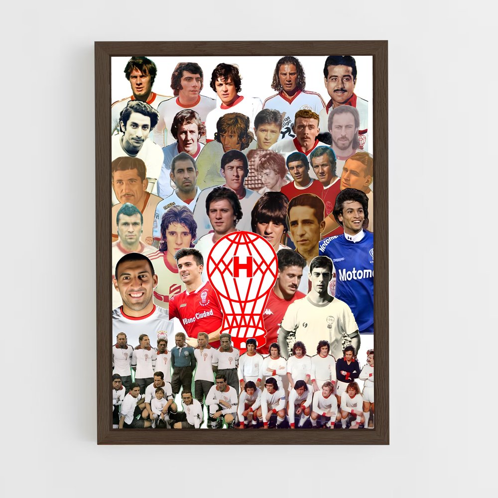 ap-club atletico huracan-2 cadre Bois foncé