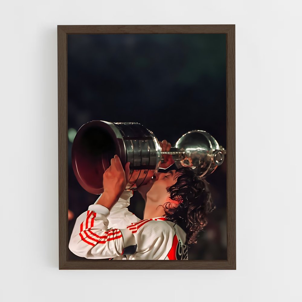 ap-club atletico river plate-1 cadre Bois foncé