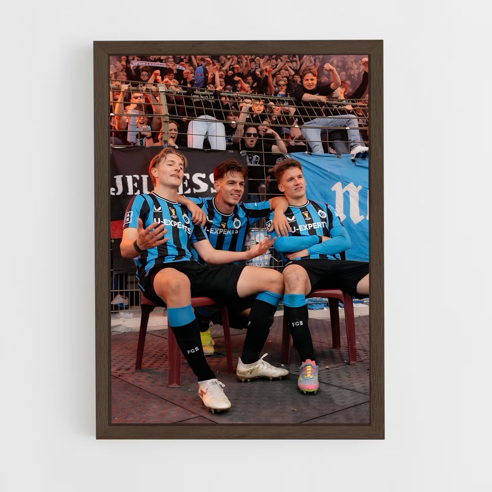 ap-club brugge kv-2 cadre Bois foncé
