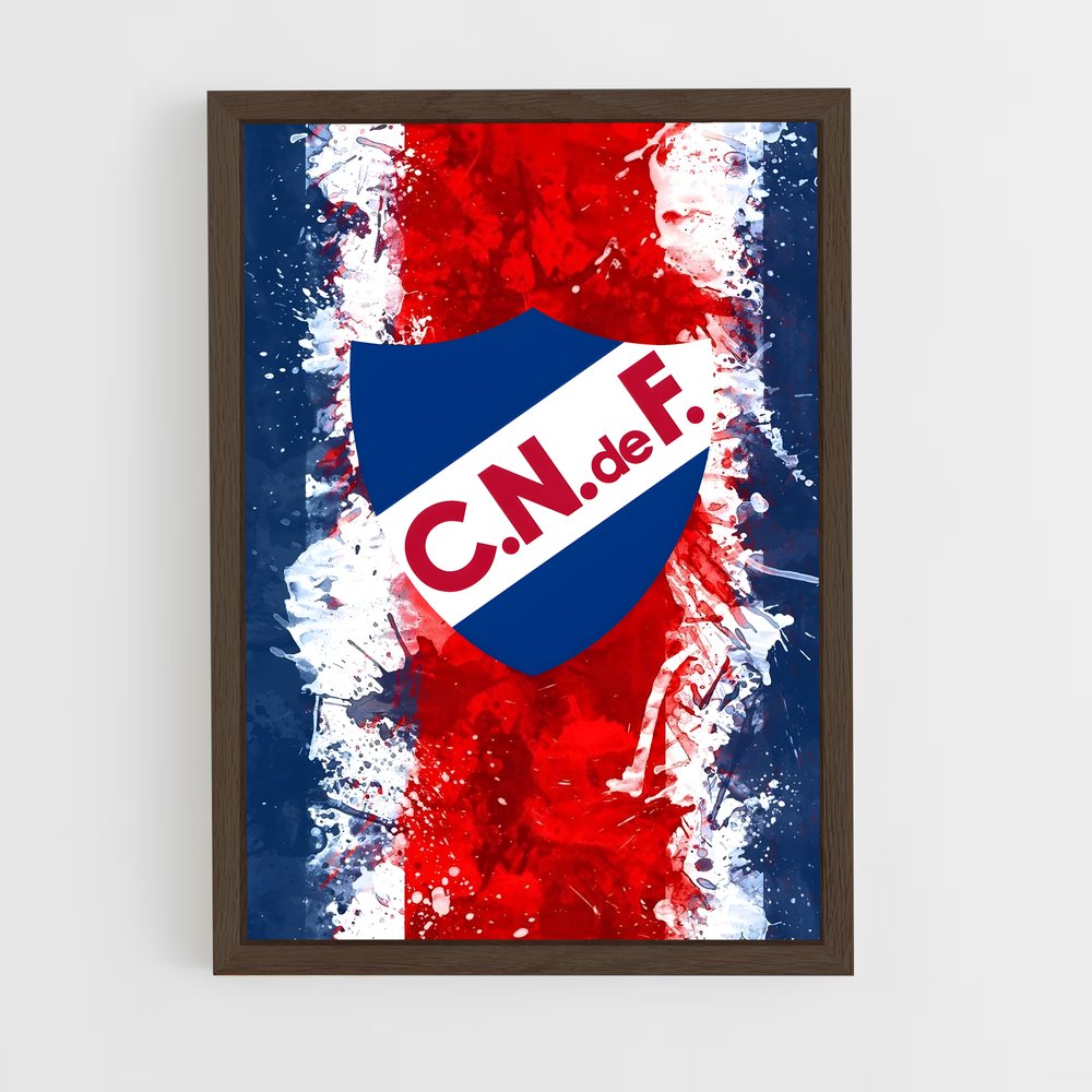 ap-club nacional de football-3 cadre Bois foncé