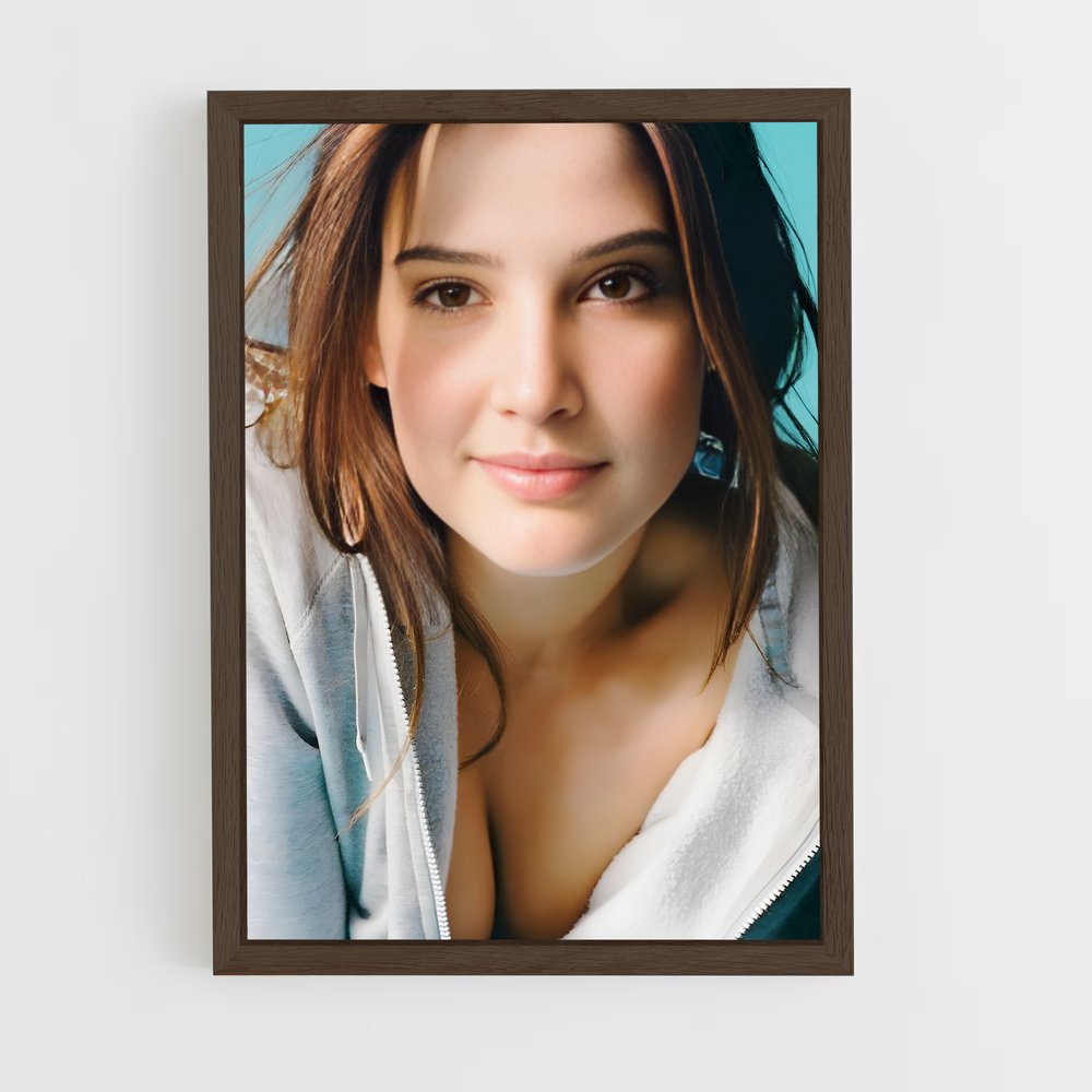ap-cobie smulders-3 cadre Bois foncé