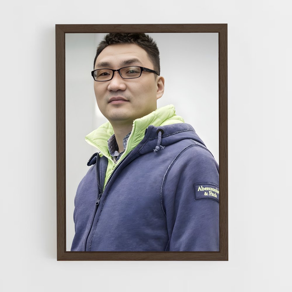 ap-colin huang-1 cadre Bois foncé