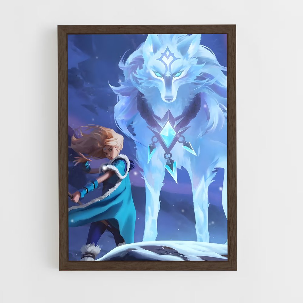ap-crystal maiden-5 cadre Bois foncé