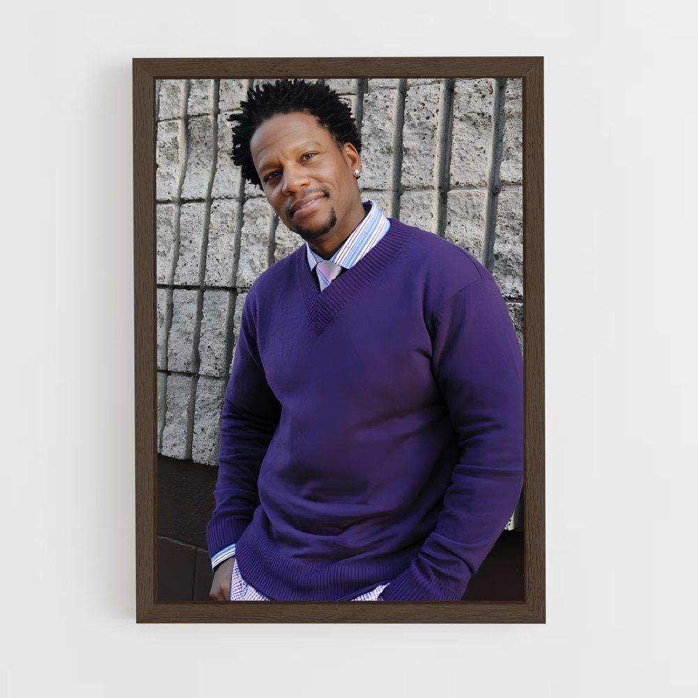 ap-d.l. hughley-4 cadre Bois foncé