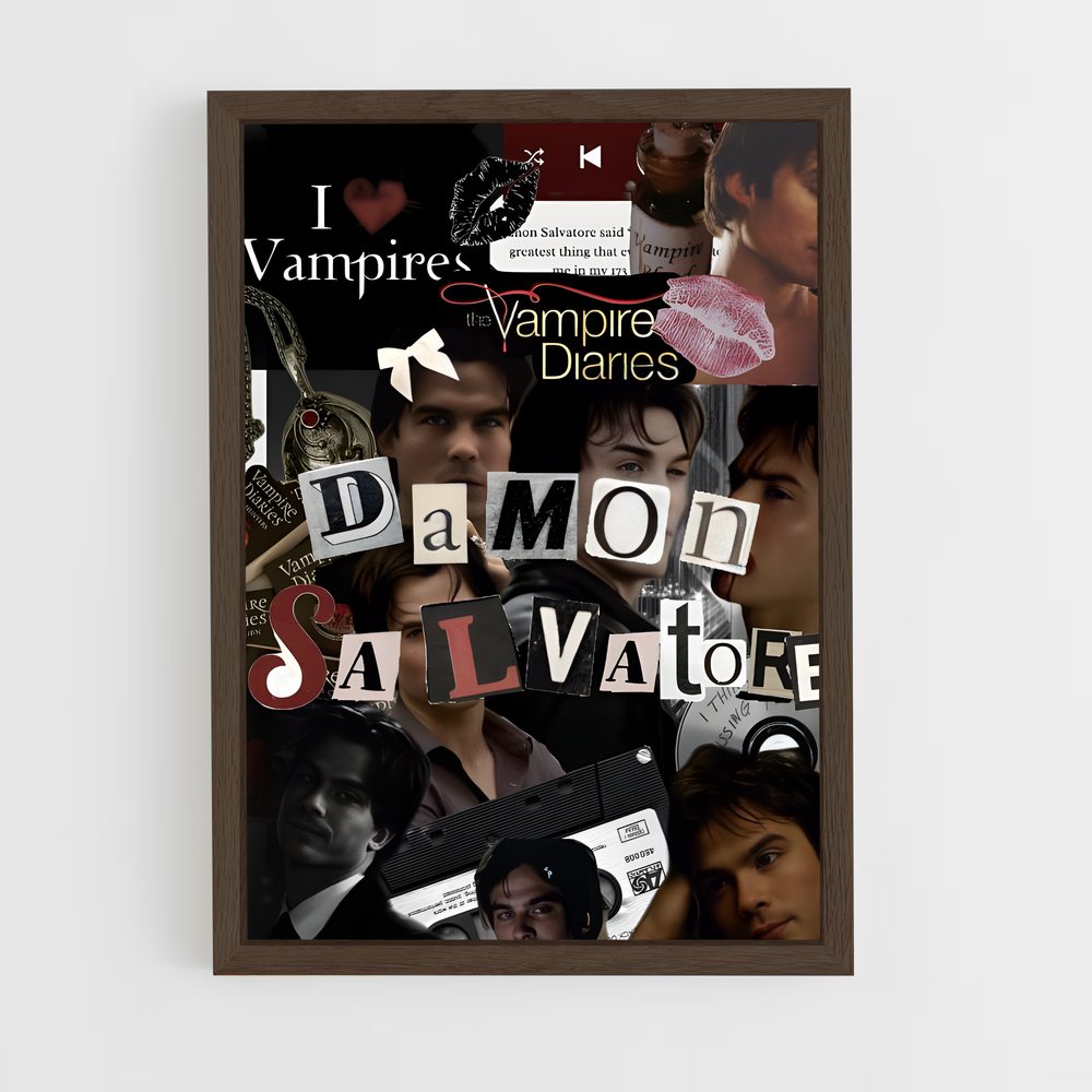 ap-damon salvatore-1 cadre Bois foncé
