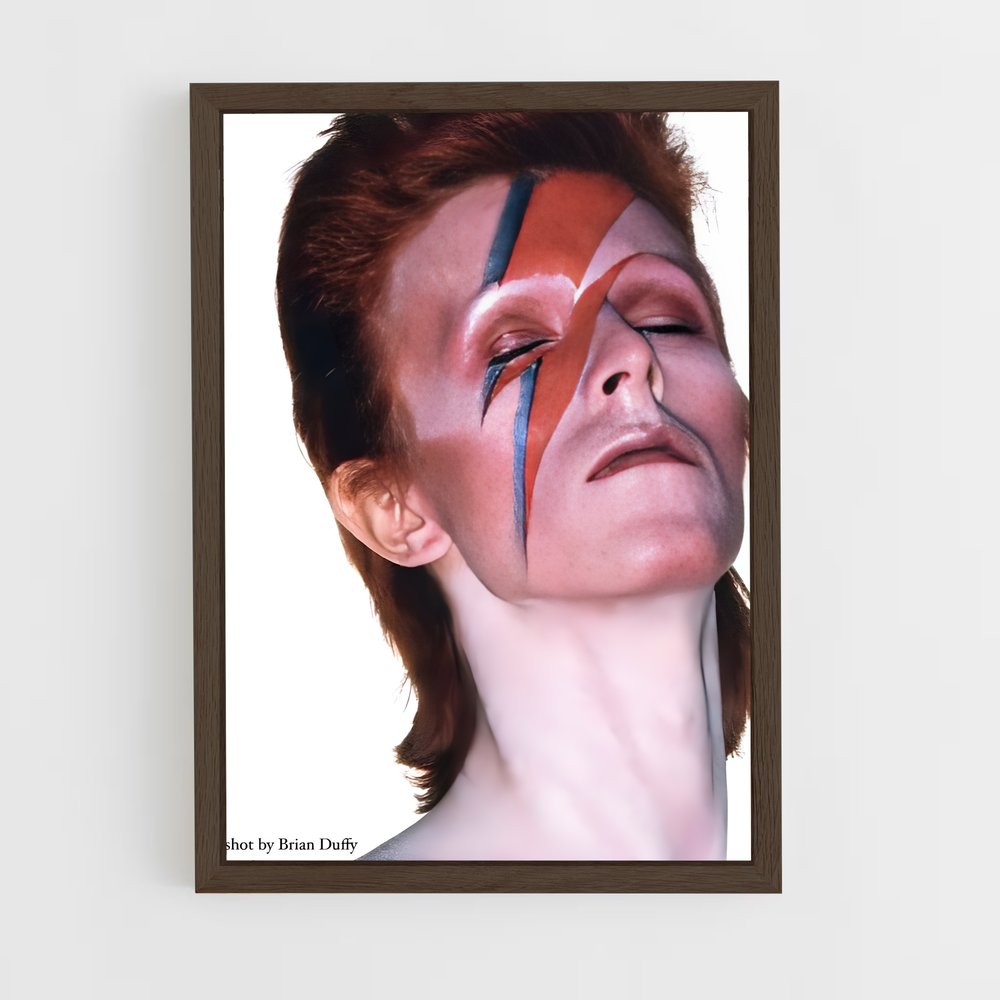 ap-david bowie-2 cadre Bois foncé