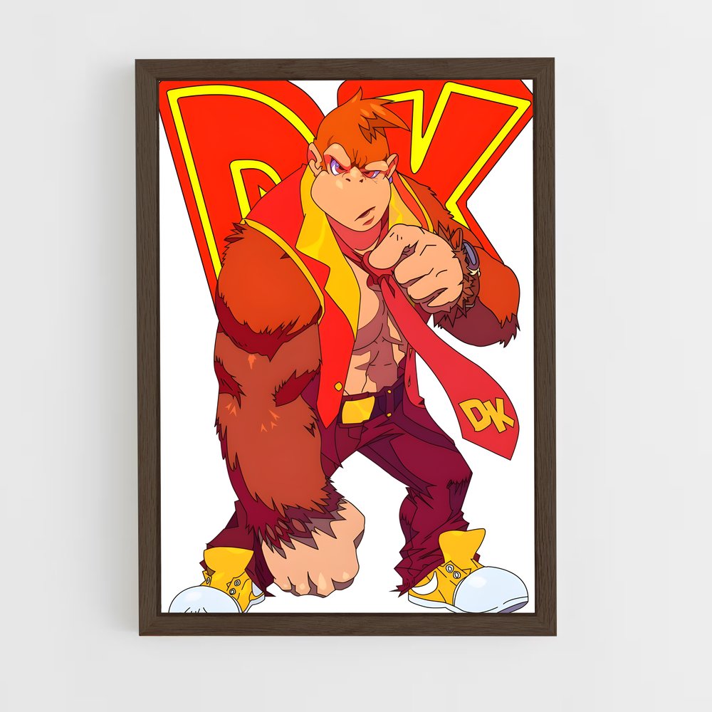 ap-donkey kong-3 cadre Bois foncé