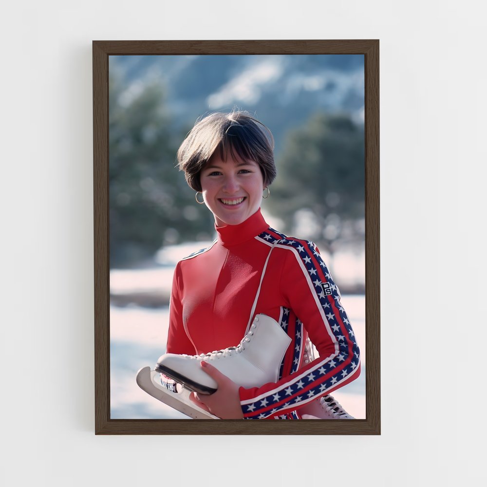 ap-dorothy hamill-2 cadre Bois foncé