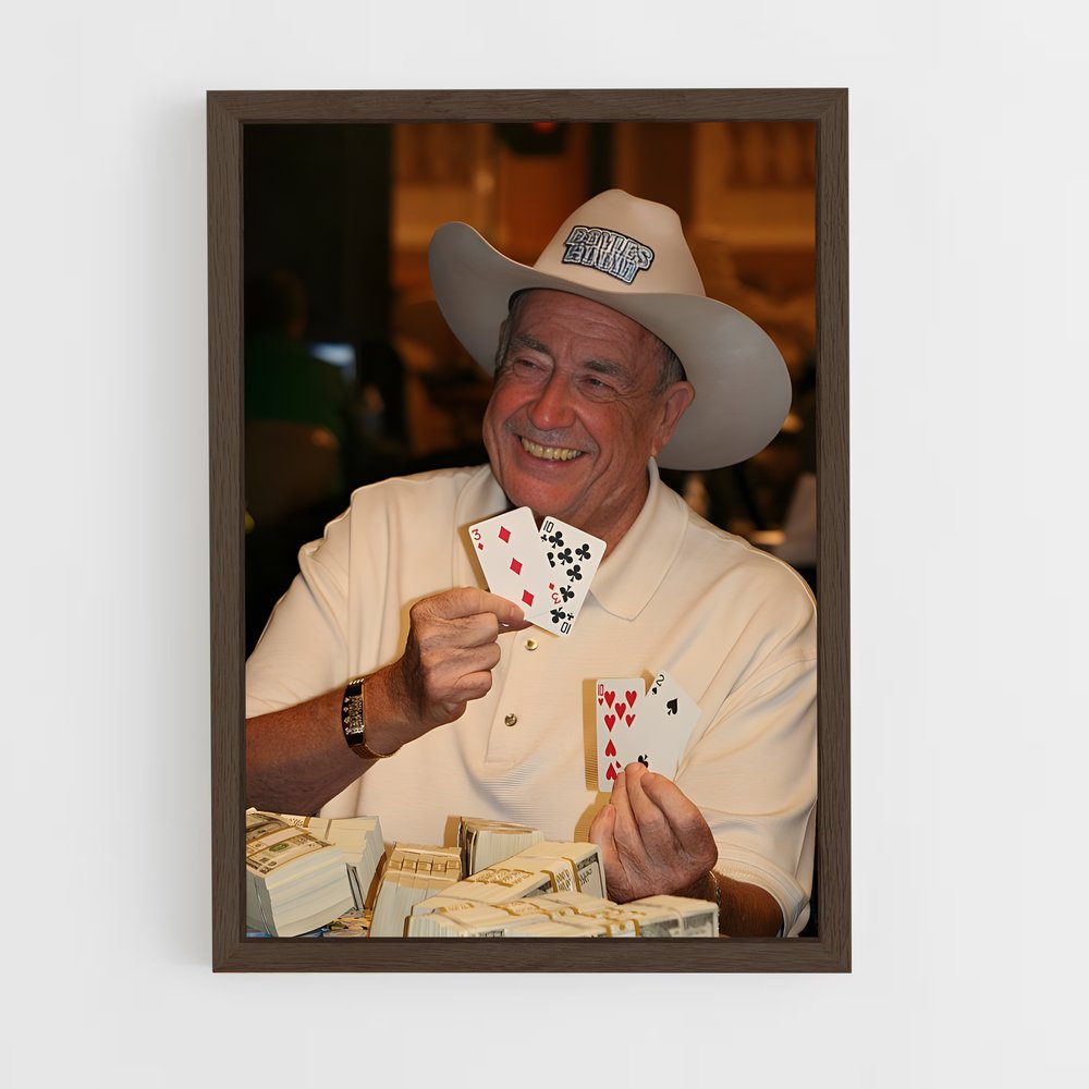 ap-doyle brunson-1 cadre Bois foncé