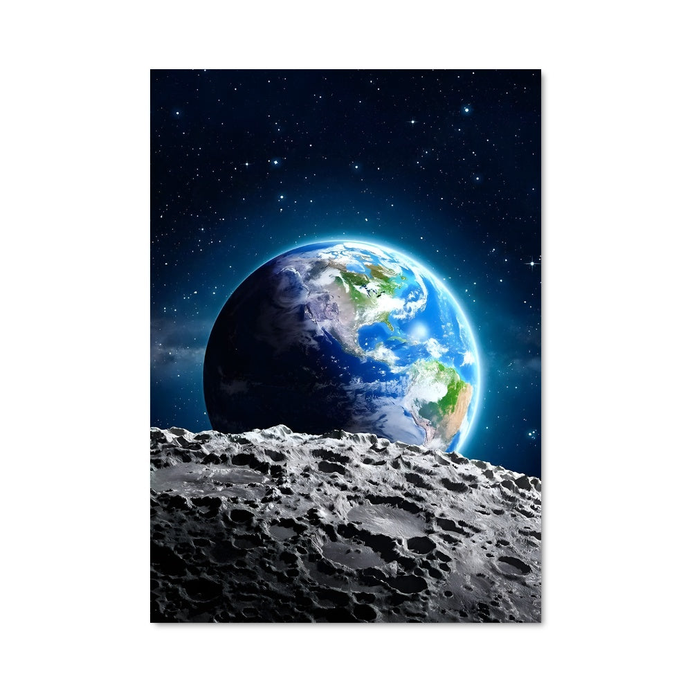 Poster Terre de la Lune