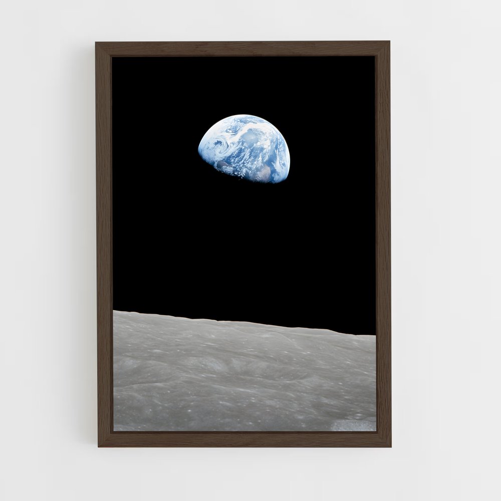 ap-earth rise-2 cadre Bois foncé