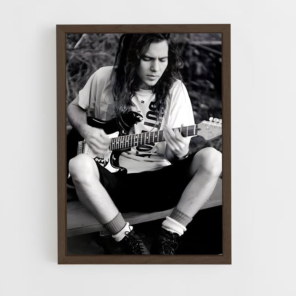 ap-eddie vedder-1 cadre Bois foncé