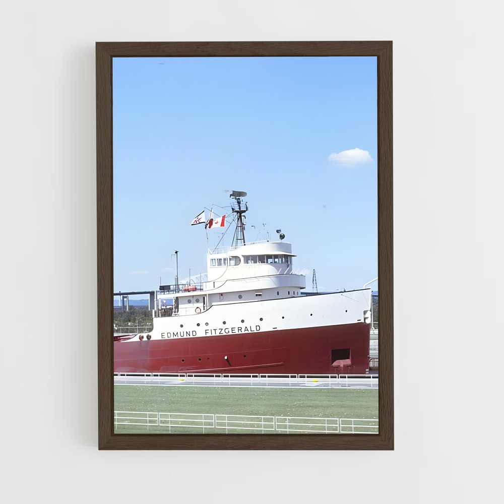 ap-edmund fitzgerald-1 cadre Bois foncé
