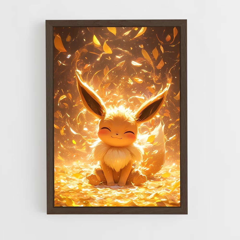 ap-eevee-5 cadre Bois foncé