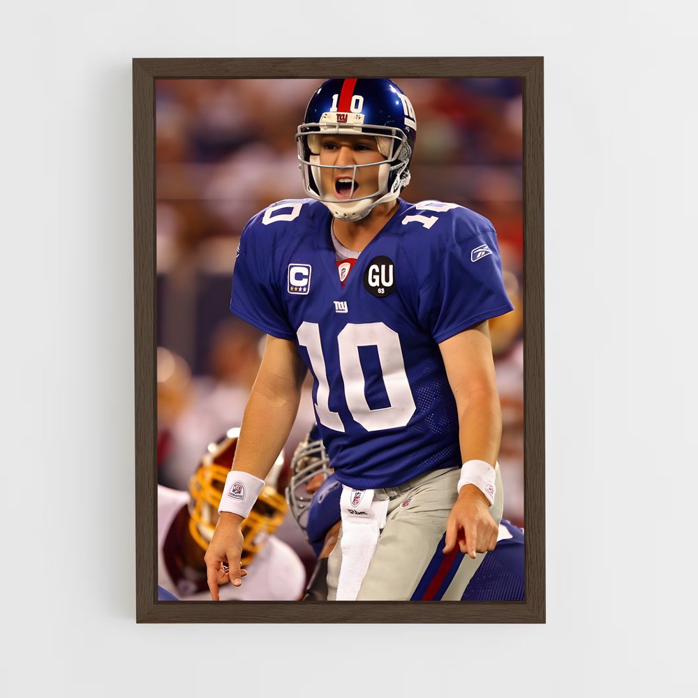 ap-eli manning-2 cadre Bois foncé