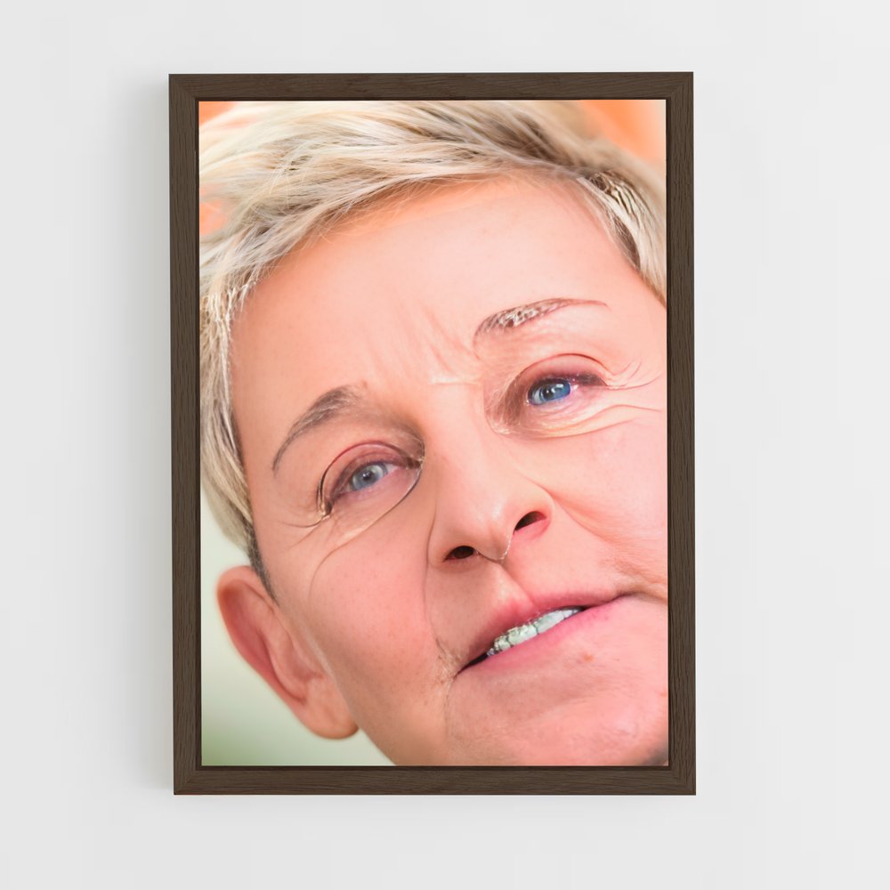 ap-ellen degeneres-3 cadre Bois foncé